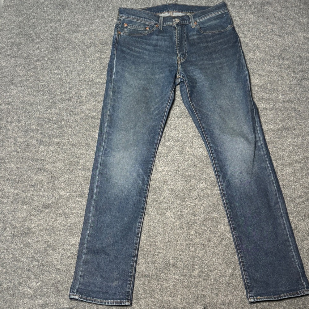 Levis 511 Slim Fit Jeans‎ Mens 34x32 Dark Wash Blue Premium Denim
